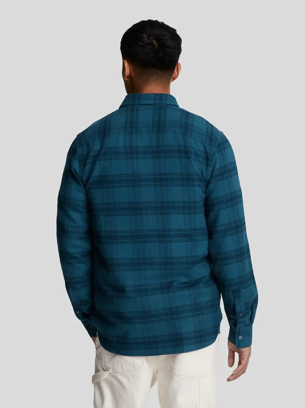 Produktbilde 2 av Tonal Check Flannel Skjorte - Blå