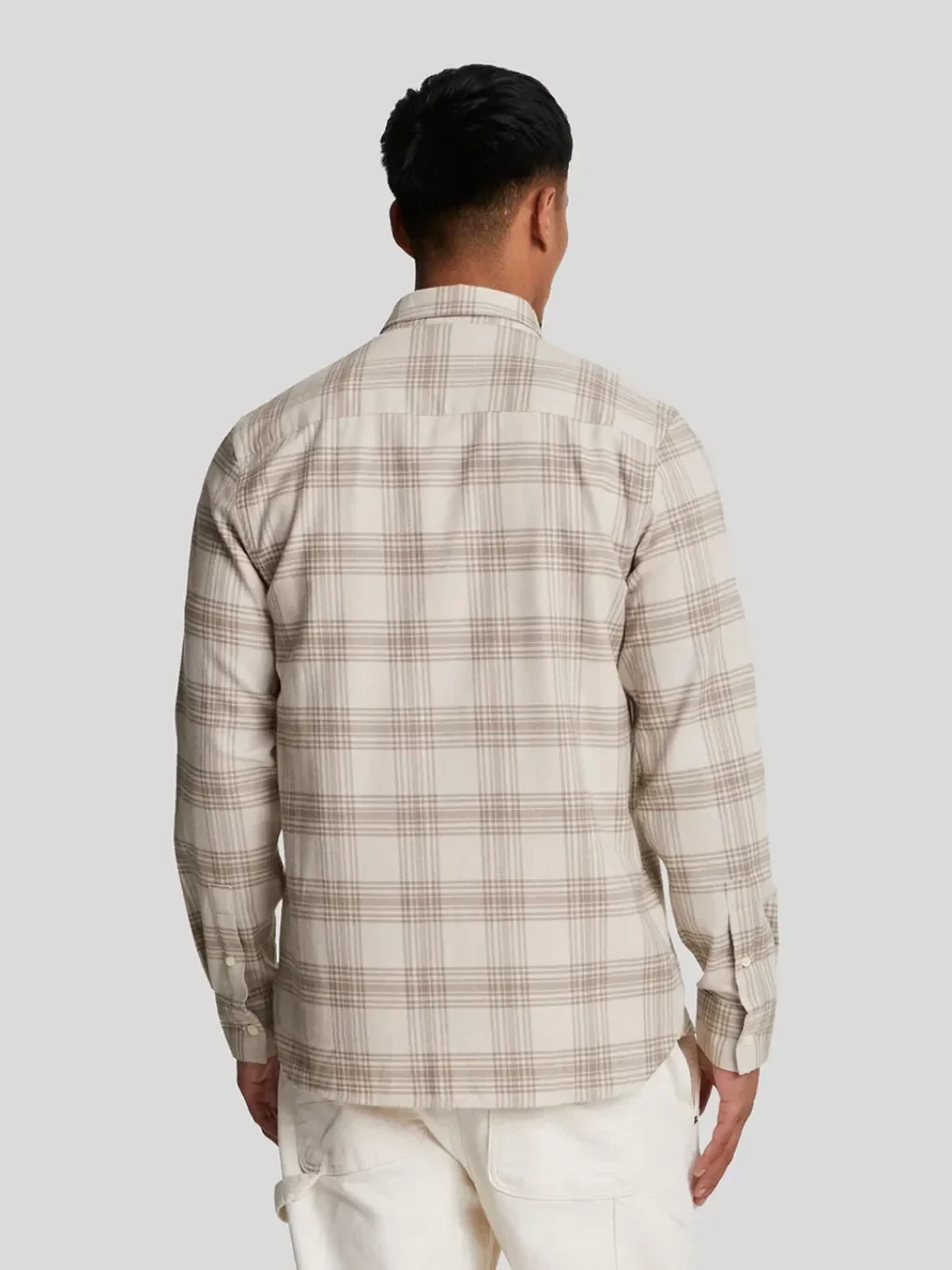 Produktbilde 2 av Tonal Check Flannel Skjorte - Beige 