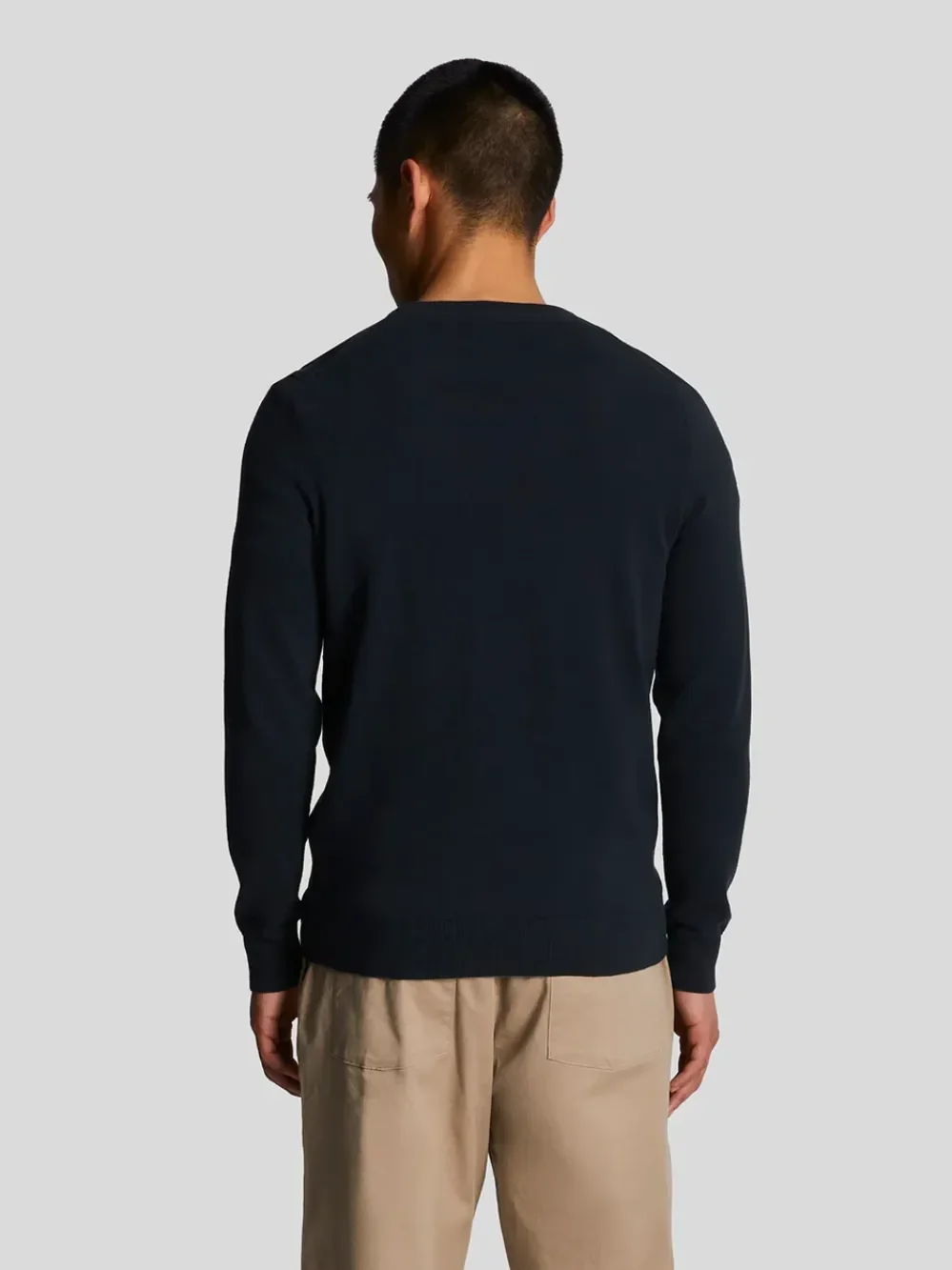 Produktbilde 2 av Cotton Crew Neck Genser - Marine 