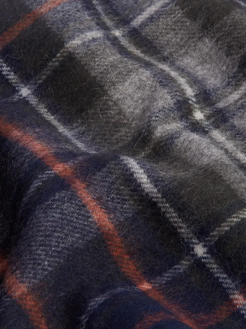 Produktbilde 2 av New Check Tartan Skjerf - Blå/Grå 