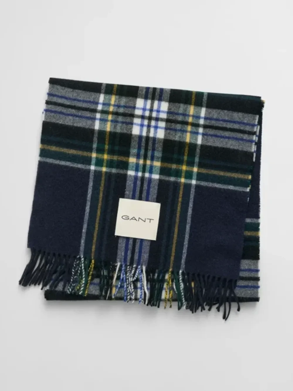 Produktbilde 2 av Gant Cashmere Blend Tartan Skjerf - Blå 