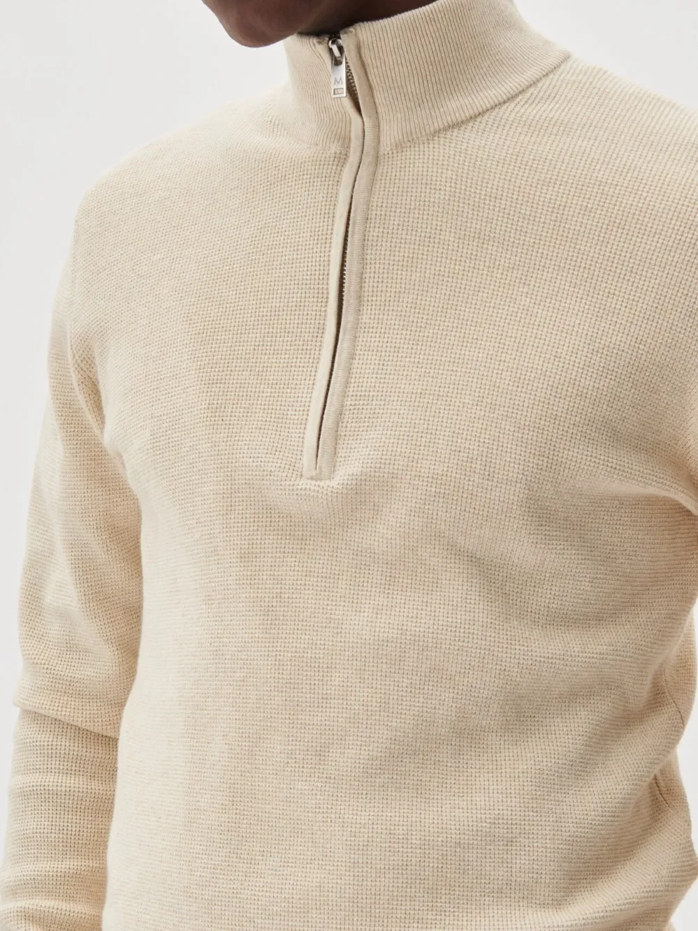 Produktbilde 3 av MAlagoon Z Half-zip Genser - Lys Beige 